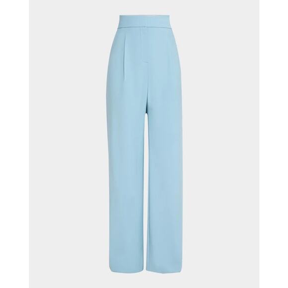 VERONICA BEARD Robinne Stretch Virgin Wool Blend Blue Pants - Picture 8 of 15